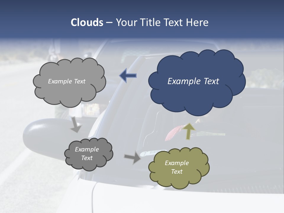 Uniform Desert Officer PowerPoint Template