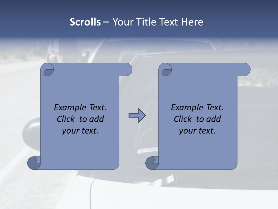 Uniform Desert Officer PowerPoint Template