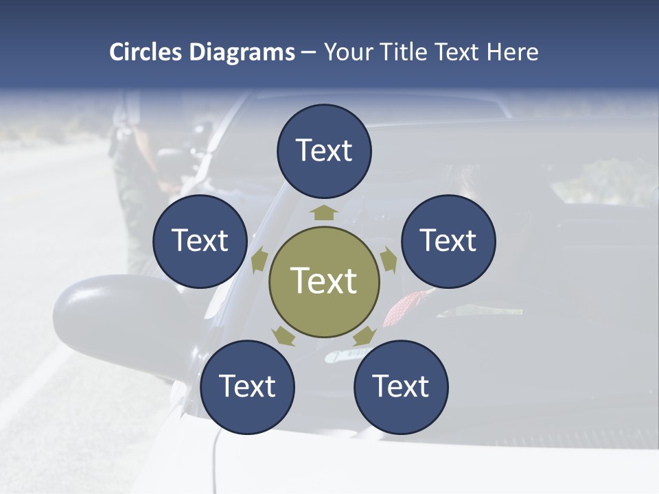 Uniform Desert Officer PowerPoint Template