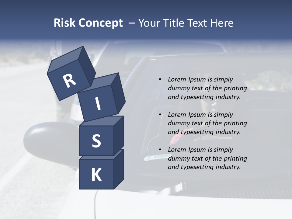 Uniform Desert Officer PowerPoint Template