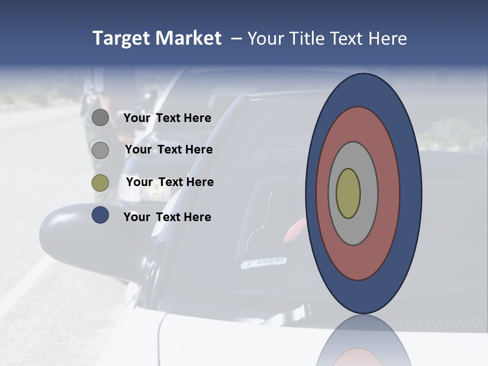 Uniform Desert Officer PowerPoint Template