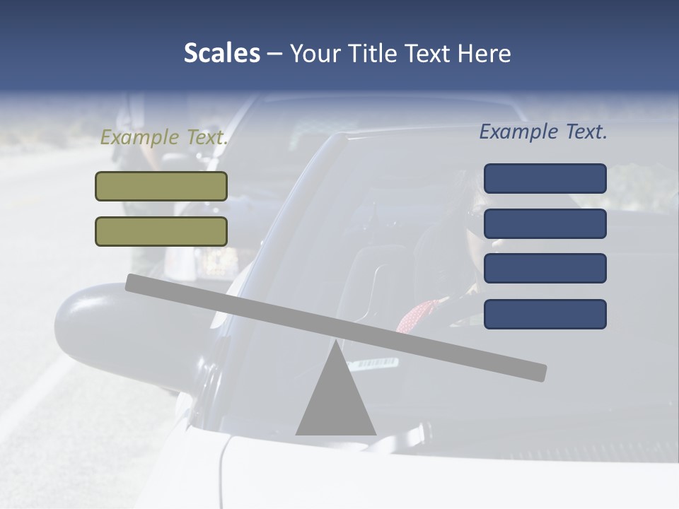 Uniform Desert Officer PowerPoint Template