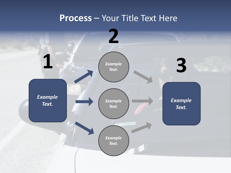 Uniform Desert Officer PowerPoint Template