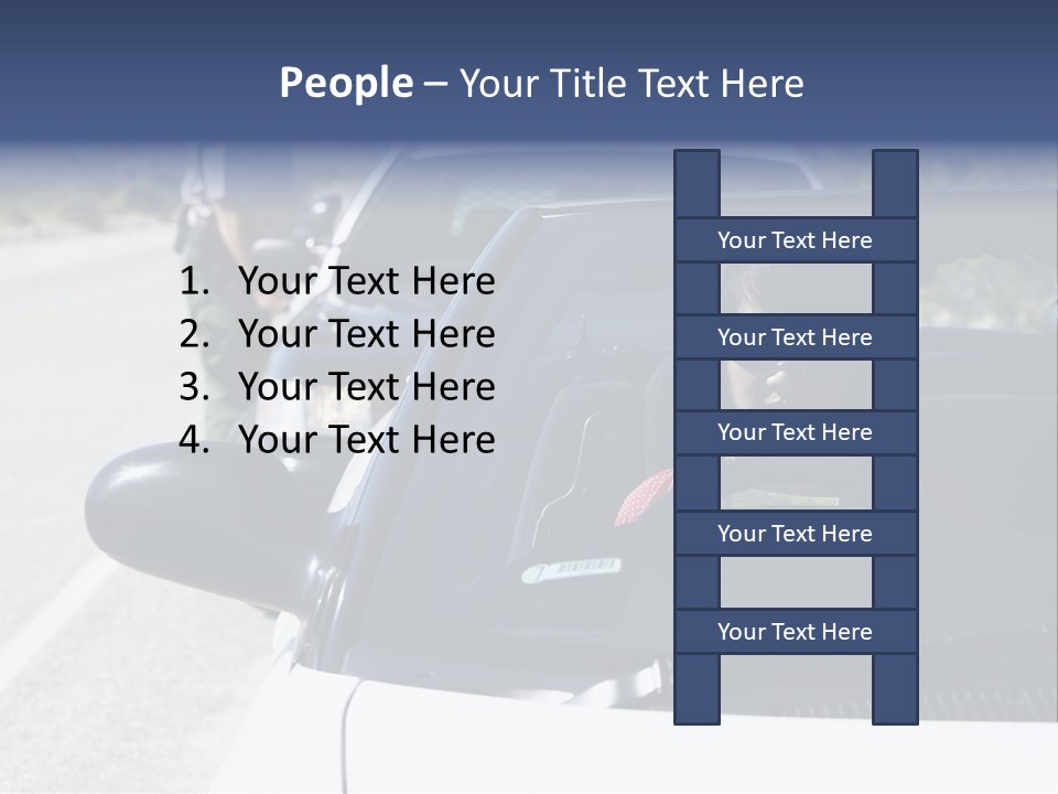 Uniform Desert Officer PowerPoint Template
