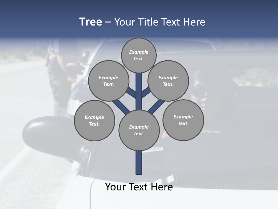 Uniform Desert Officer PowerPoint Template