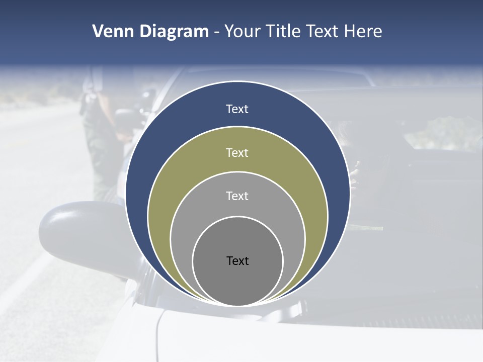 Uniform Desert Officer PowerPoint Template