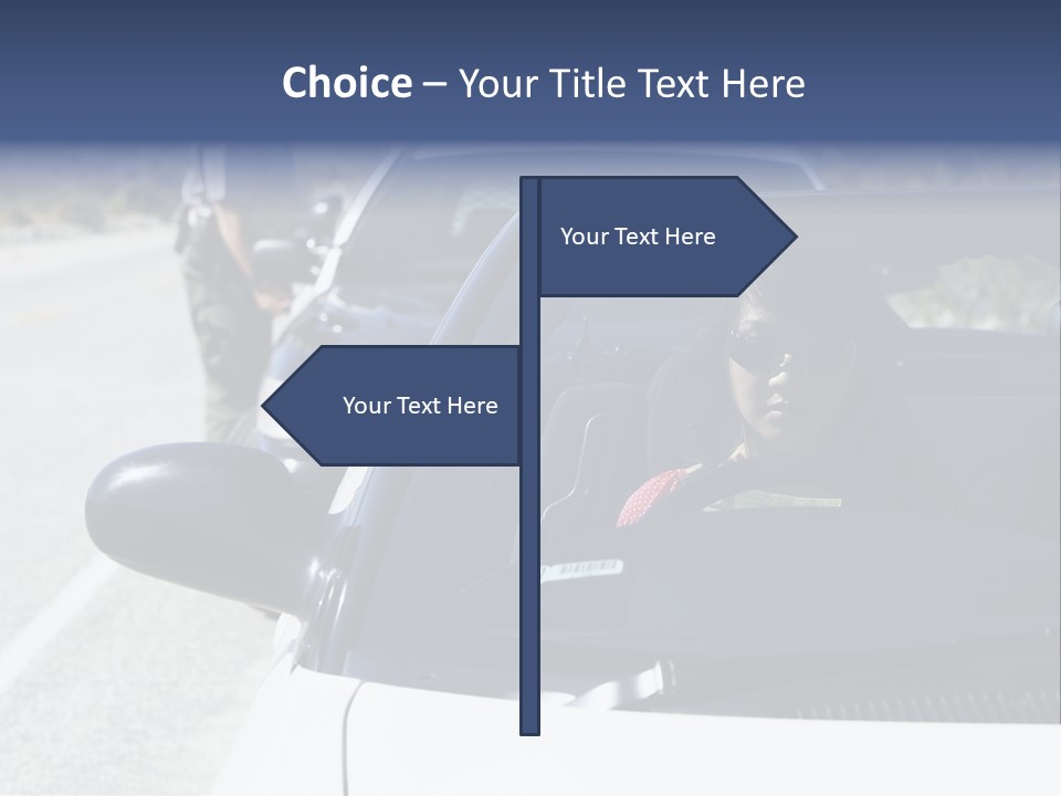 Uniform Desert Officer PowerPoint Template