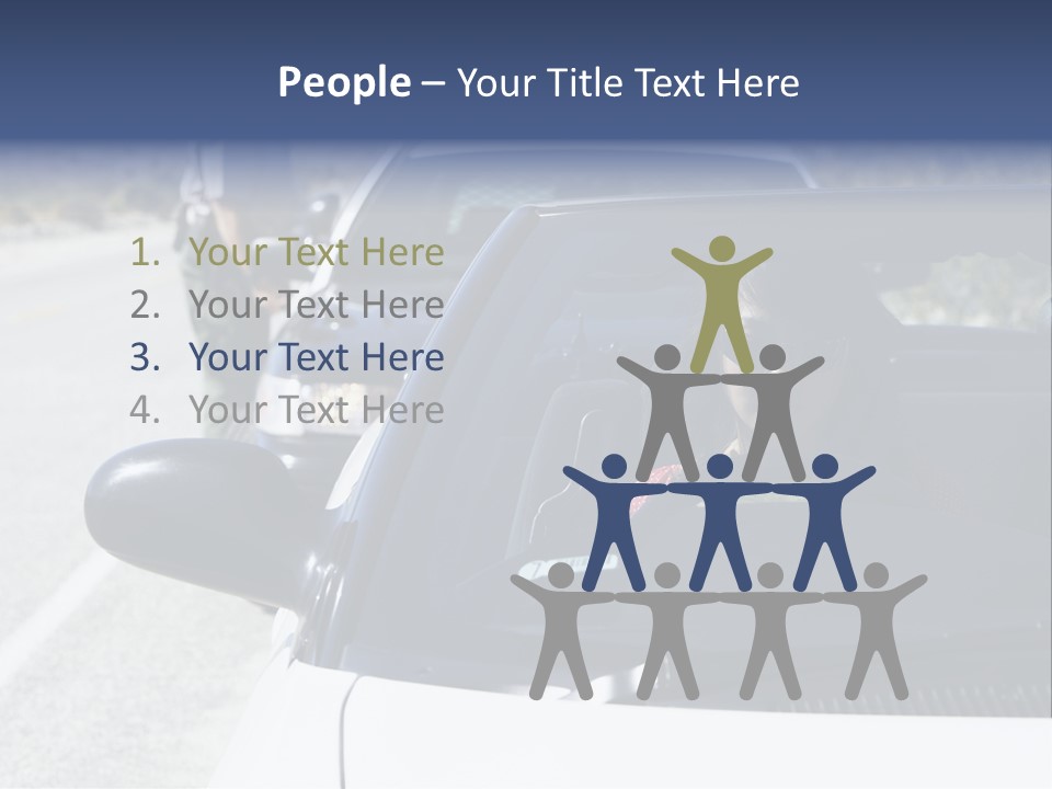 Uniform Desert Officer PowerPoint Template