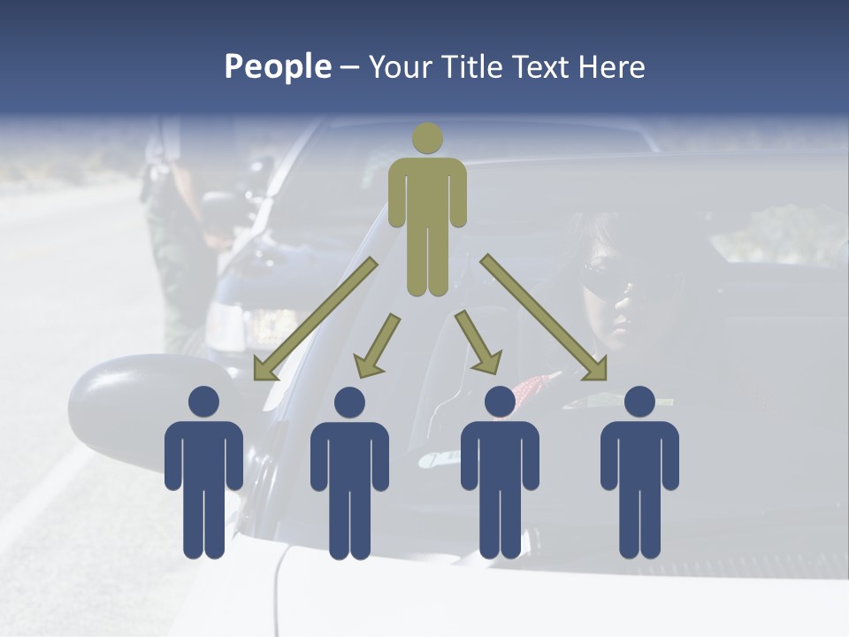 Uniform Desert Officer PowerPoint Template