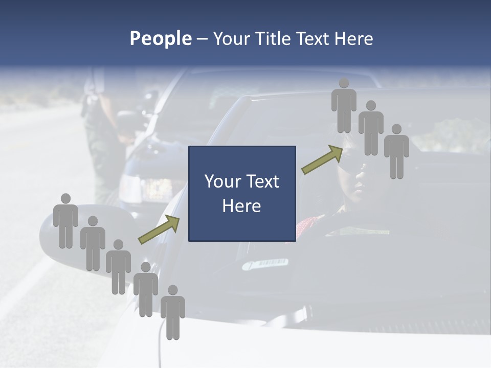 Uniform Desert Officer PowerPoint Template