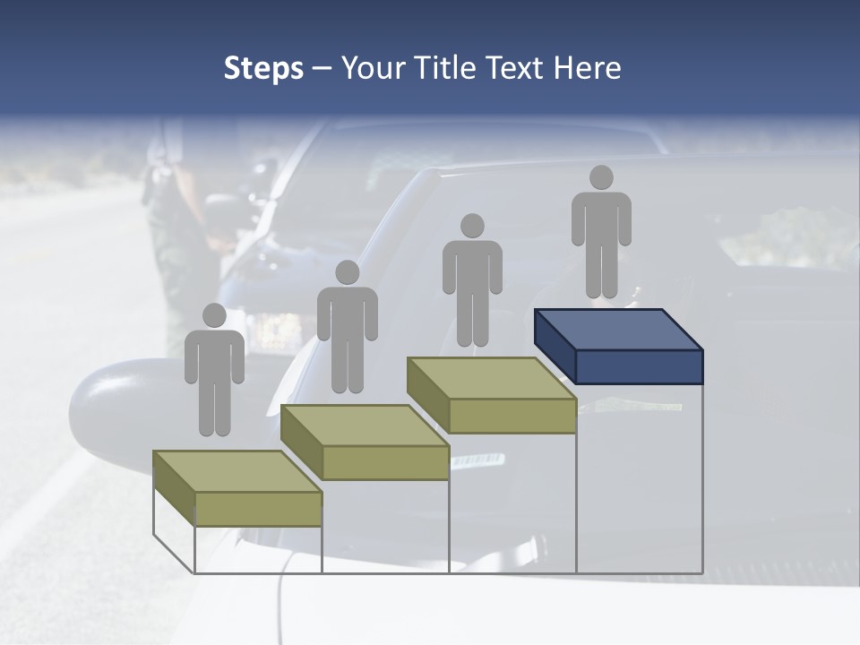 Uniform Desert Officer PowerPoint Template