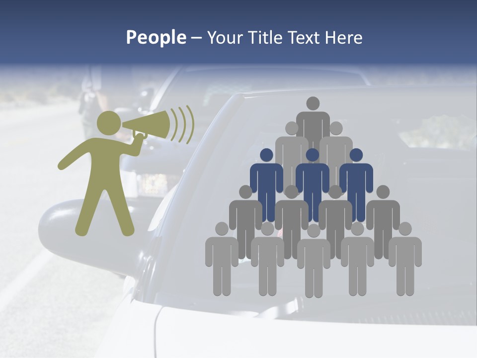 Uniform Desert Officer PowerPoint Template