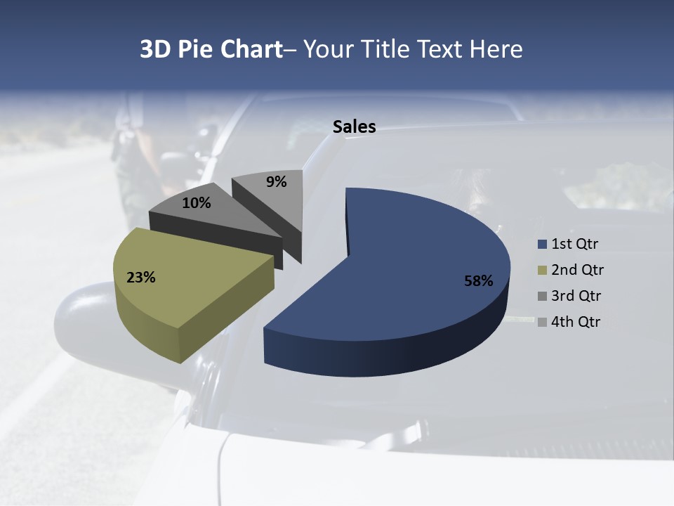 Uniform Desert Officer PowerPoint Template