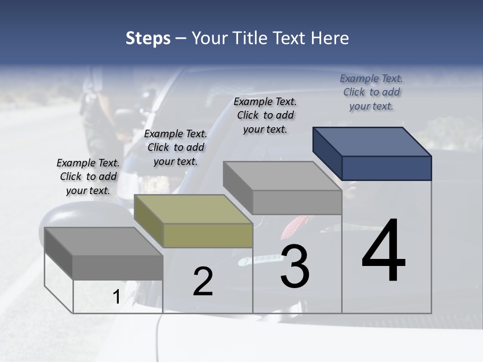 Uniform Desert Officer PowerPoint Template