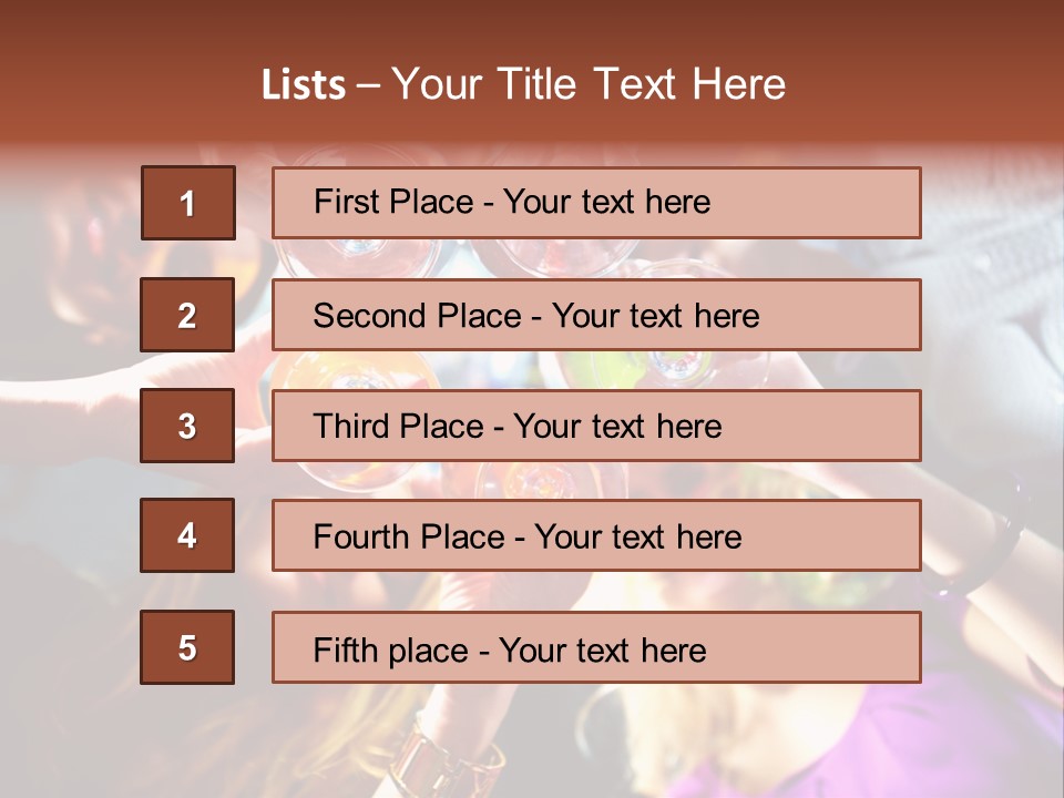 Lifestyle Down Holiday PowerPoint Template