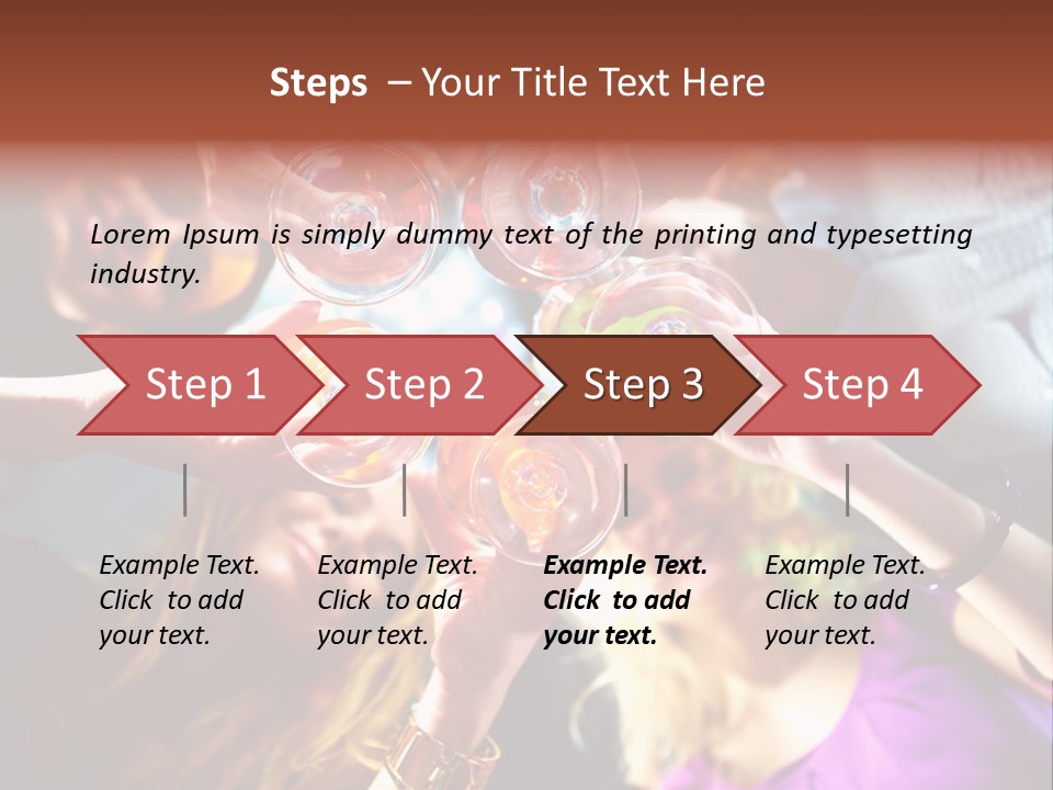 Lifestyle Down Holiday PowerPoint Template