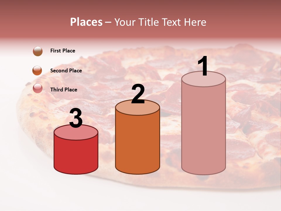 Isolated Dinner Background PowerPoint Template