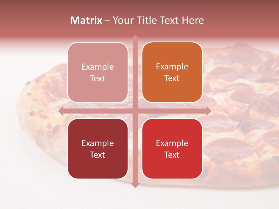 Isolated Dinner Background PowerPoint Template