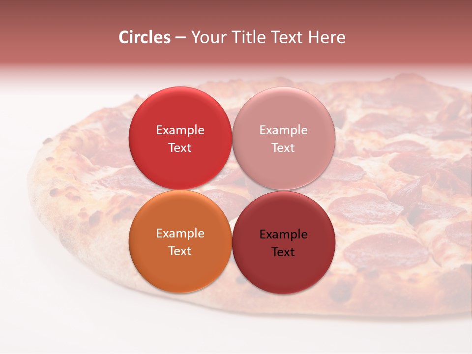 Isolated Dinner Background PowerPoint Template