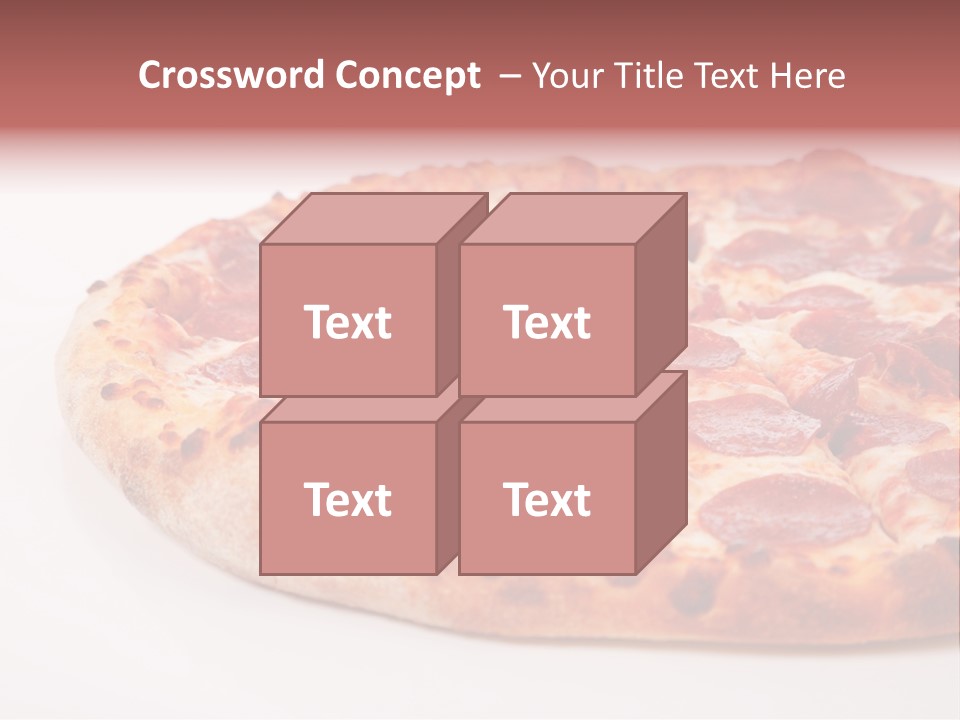 Isolated Dinner Background PowerPoint Template
