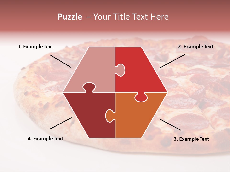 Isolated Dinner Background PowerPoint Template