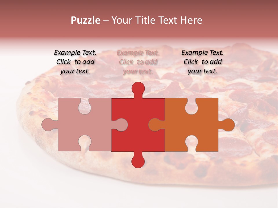 Isolated Dinner Background PowerPoint Template