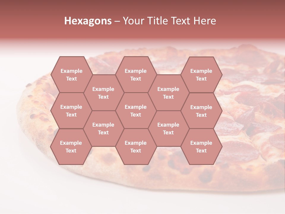 Isolated Dinner Background PowerPoint Template