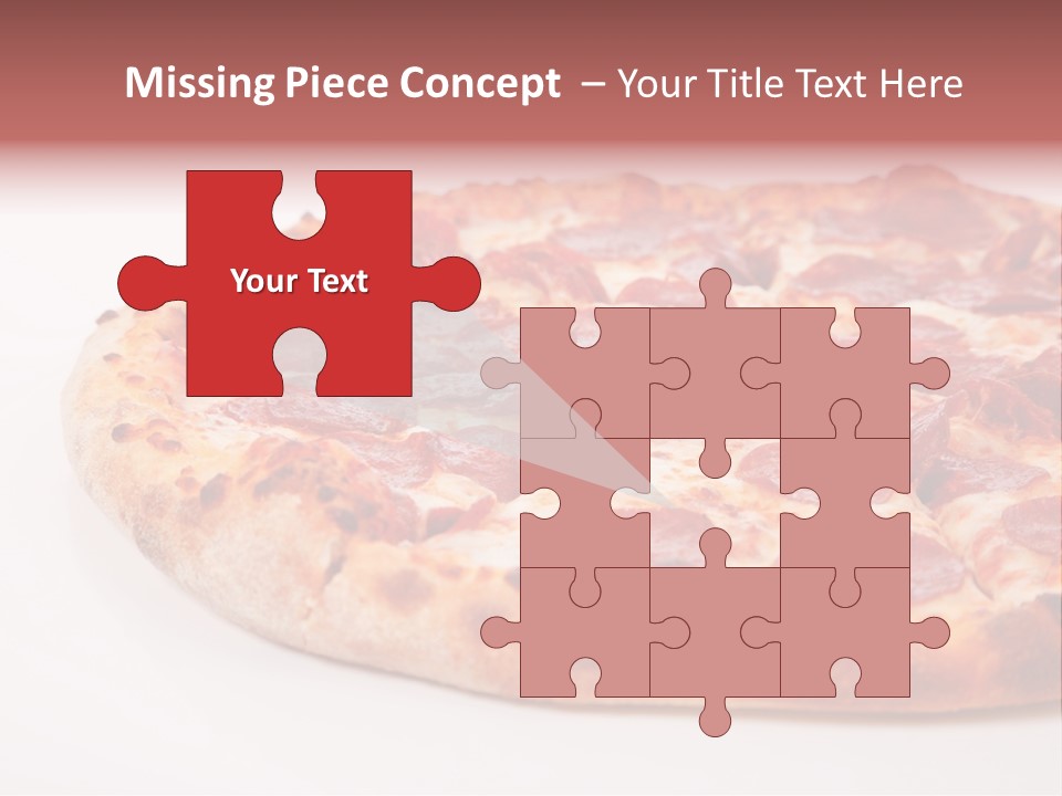 Isolated Dinner Background PowerPoint Template