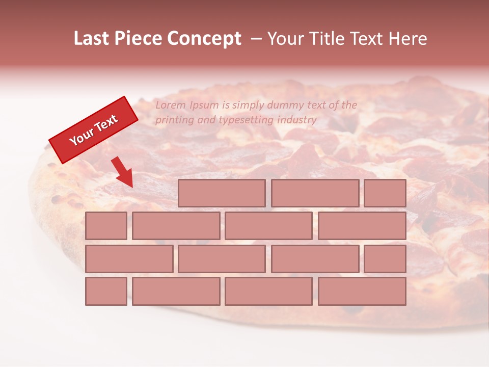 Isolated Dinner Background PowerPoint Template