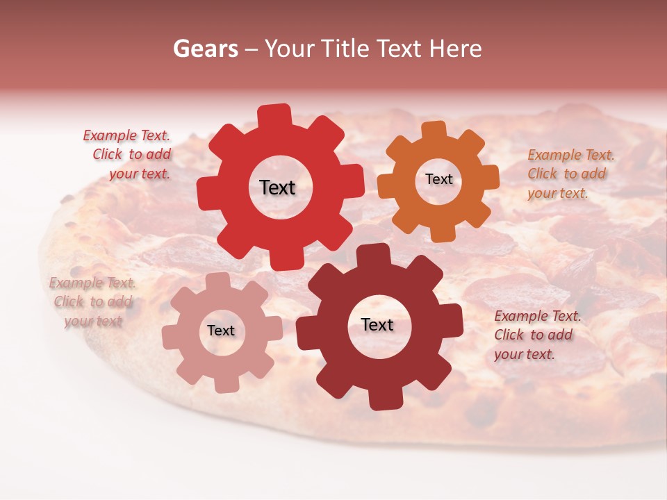 Isolated Dinner Background PowerPoint Template