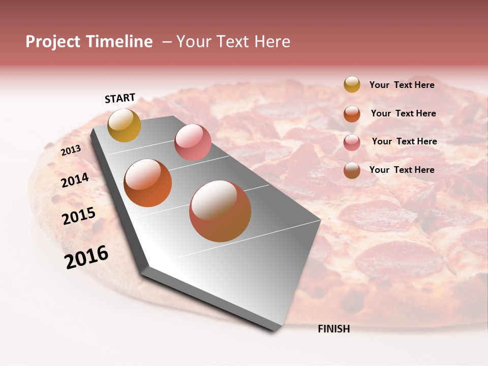 Isolated Dinner Background PowerPoint Template
