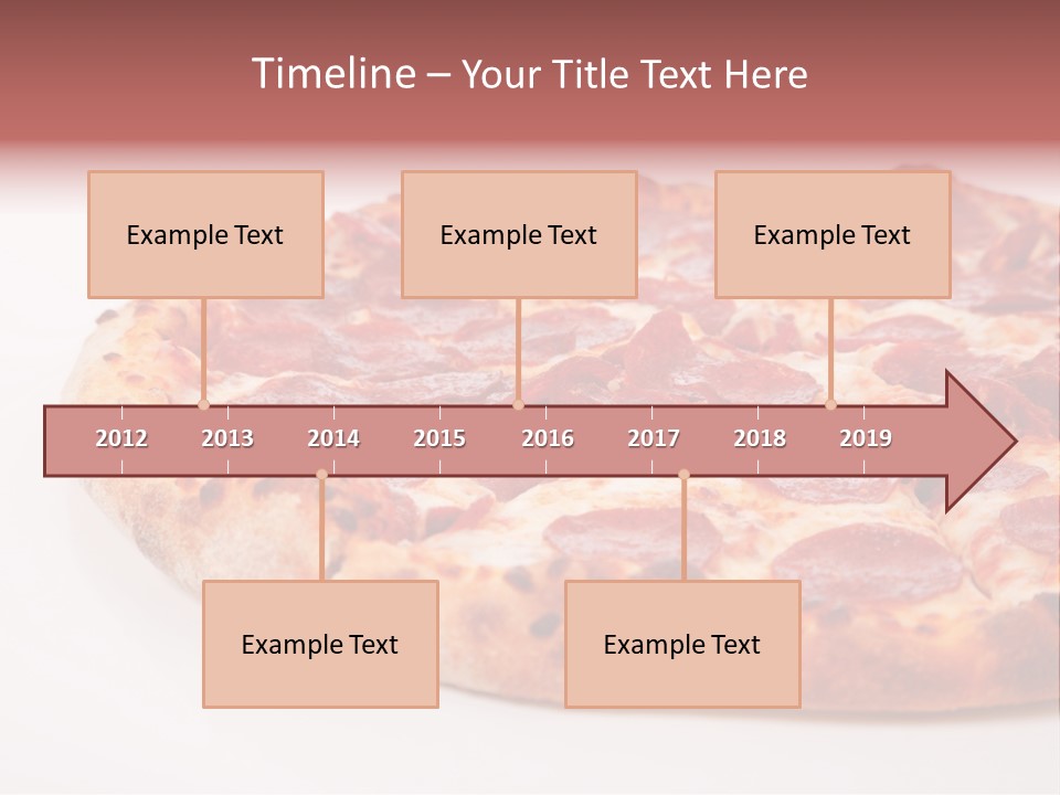 Isolated Dinner Background PowerPoint Template