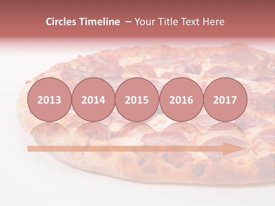 Isolated Dinner Background PowerPoint Template