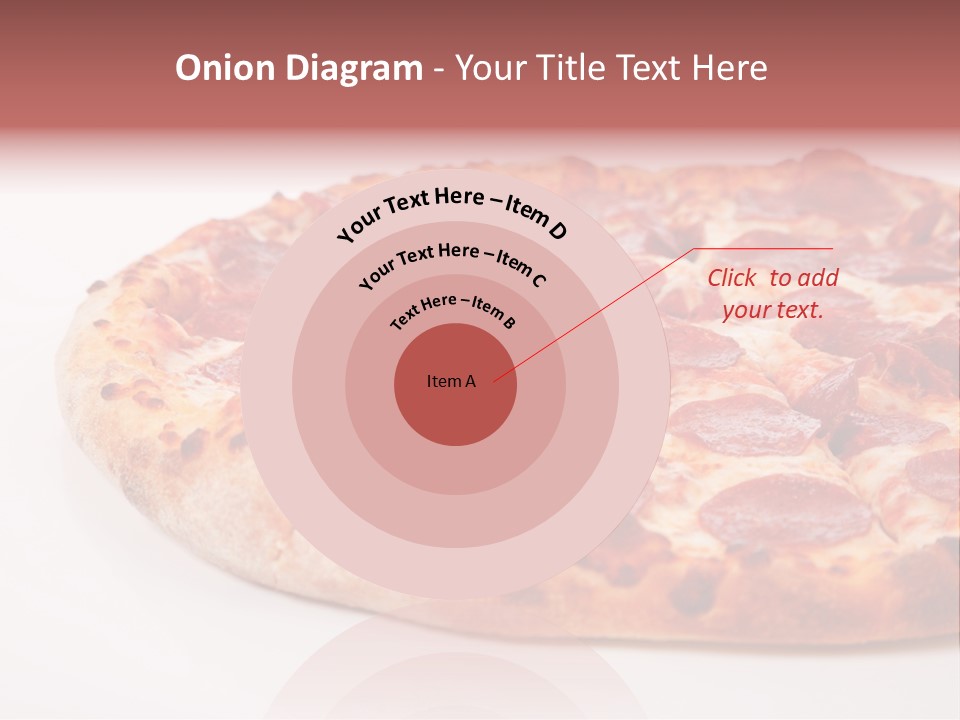 Isolated Dinner Background PowerPoint Template