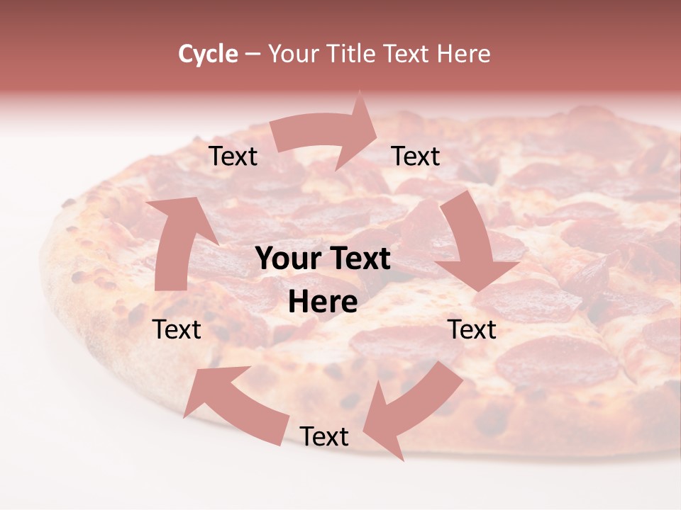 Isolated Dinner Background PowerPoint Template