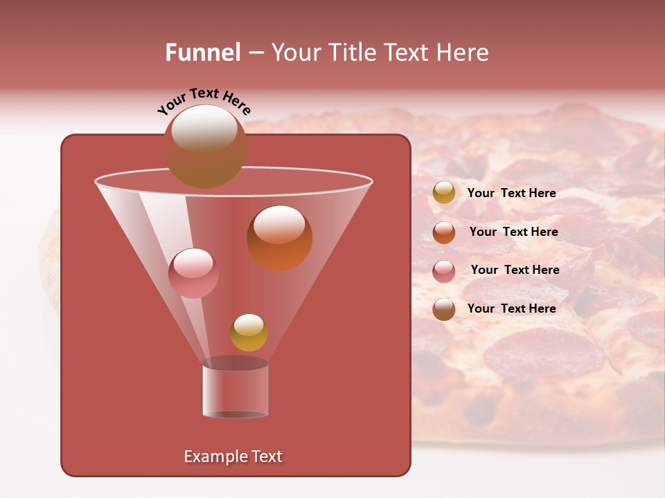 Isolated Dinner Background PowerPoint Template