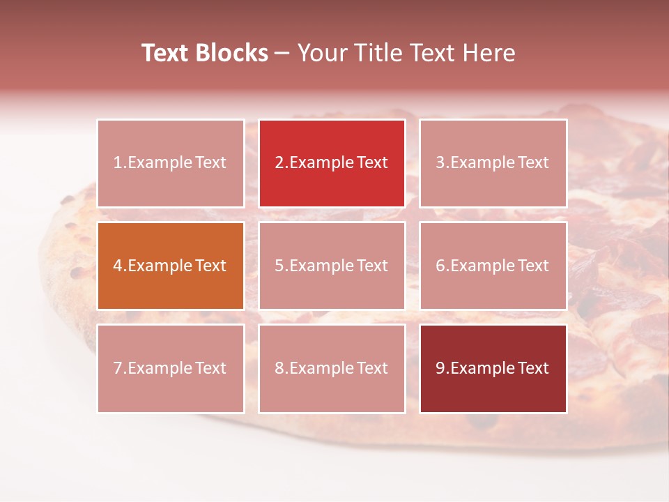 Isolated Dinner Background PowerPoint Template