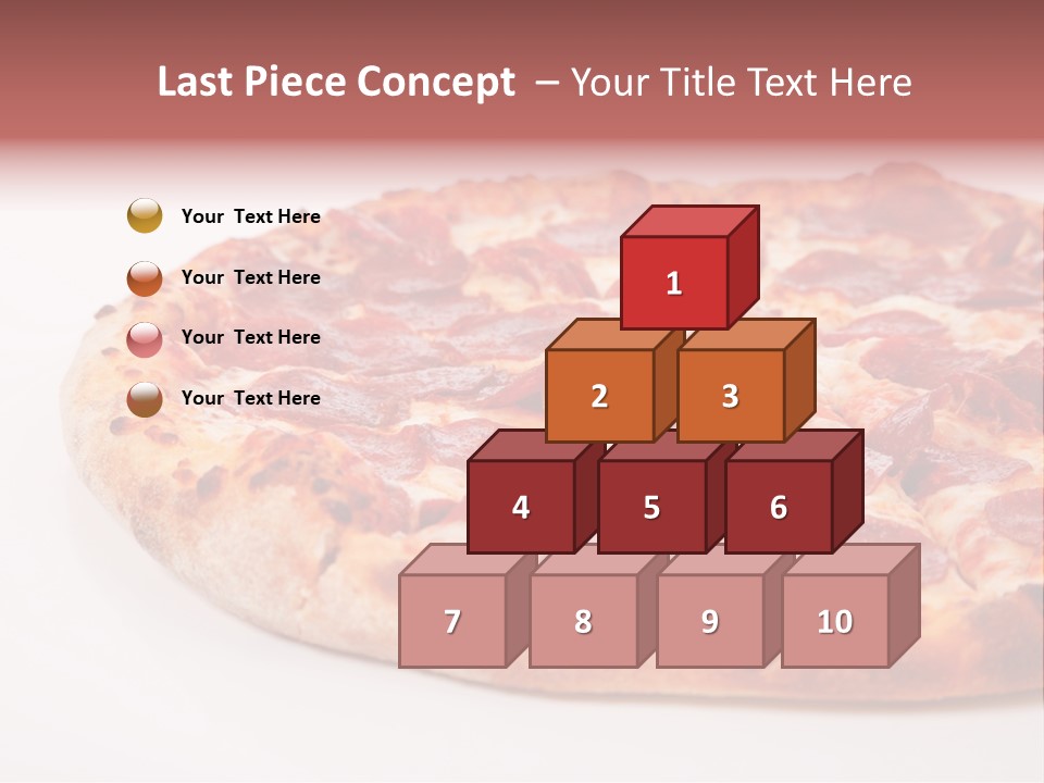 Isolated Dinner Background PowerPoint Template