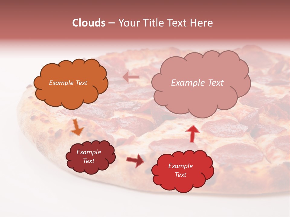 Isolated Dinner Background PowerPoint Template