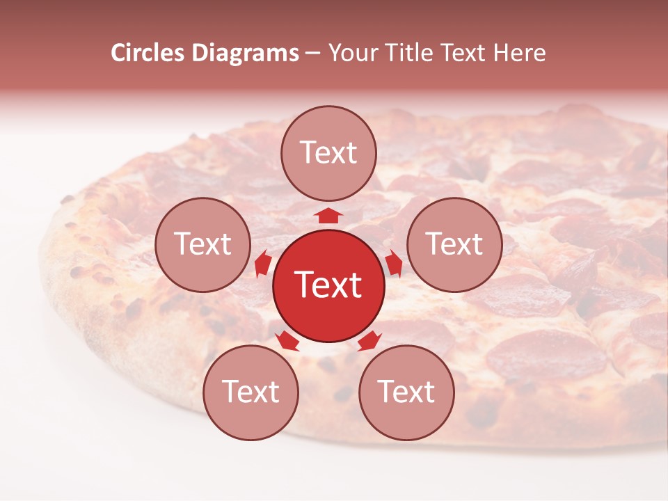 Isolated Dinner Background PowerPoint Template