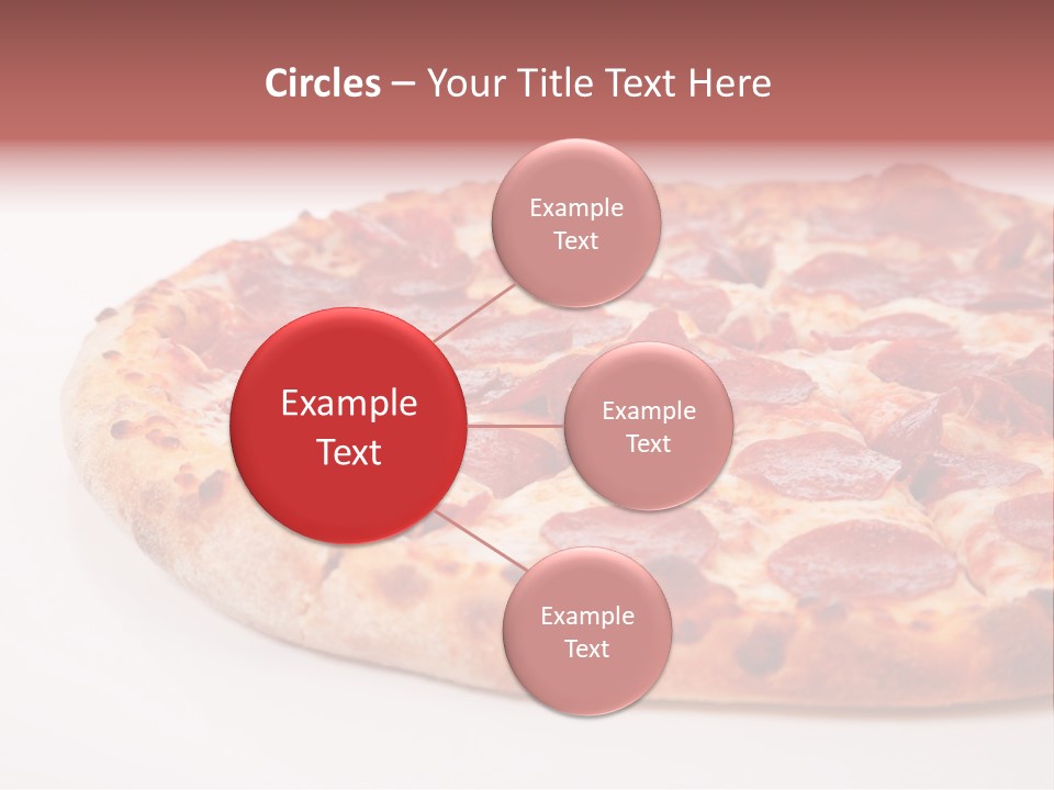 Isolated Dinner Background PowerPoint Template