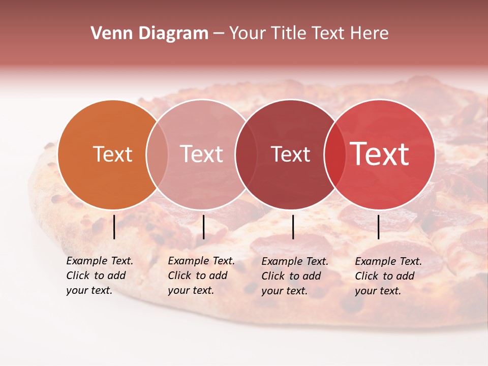 Isolated Dinner Background PowerPoint Template