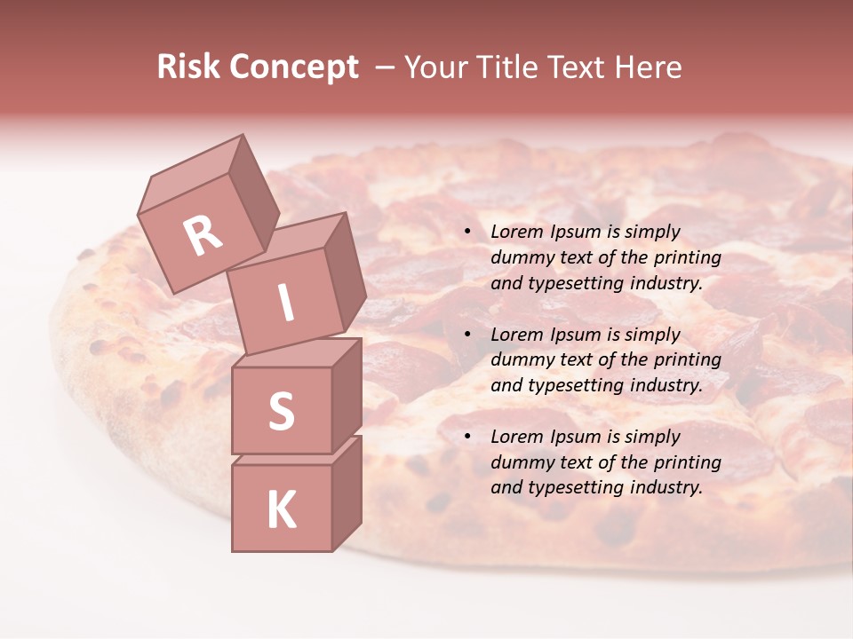 Isolated Dinner Background PowerPoint Template