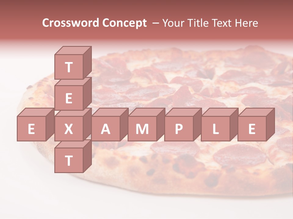 Isolated Dinner Background PowerPoint Template