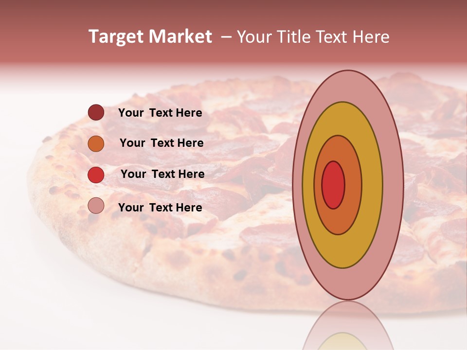 Isolated Dinner Background PowerPoint Template