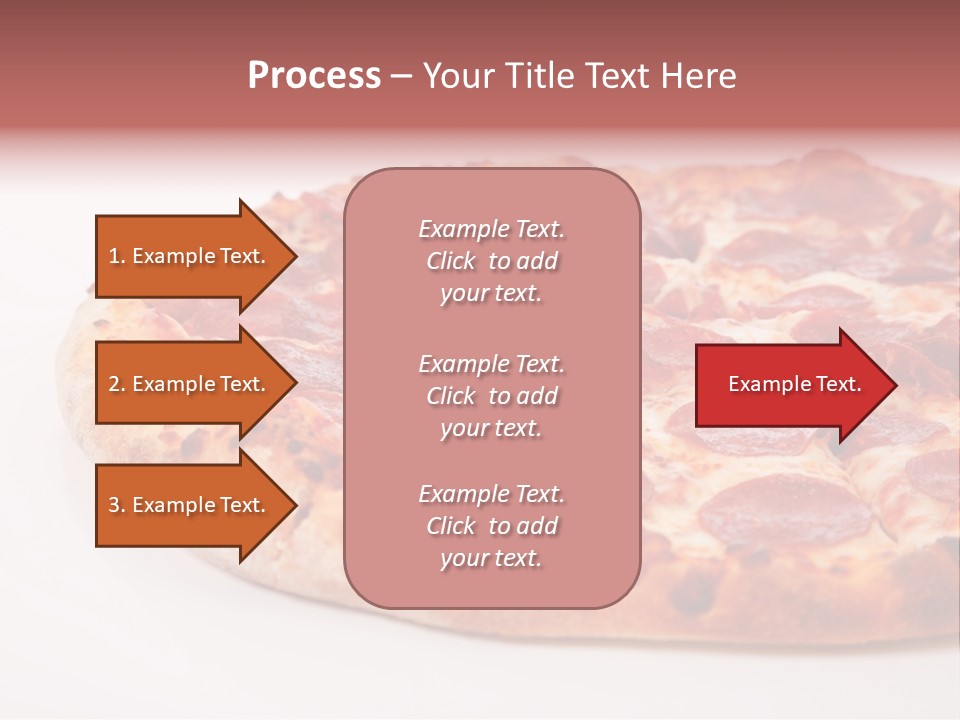 Isolated Dinner Background PowerPoint Template