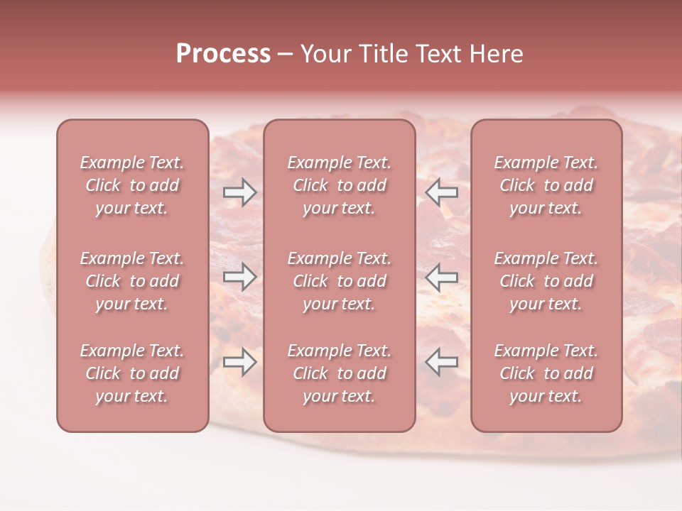 Isolated Dinner Background PowerPoint Template