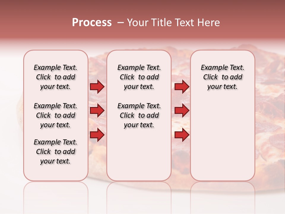 Isolated Dinner Background PowerPoint Template