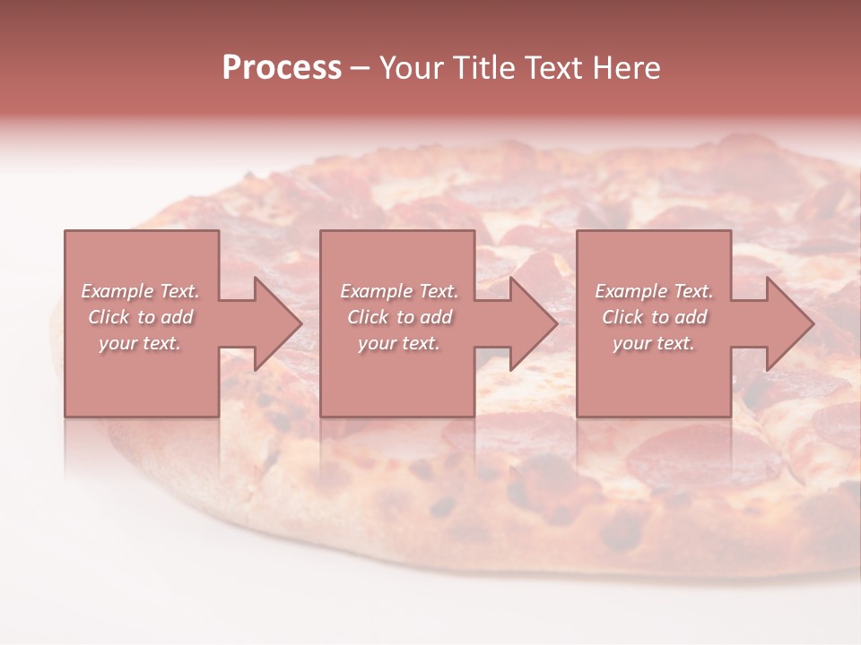 Isolated Dinner Background PowerPoint Template
