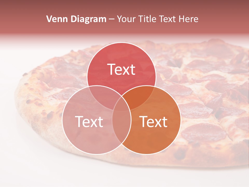 Isolated Dinner Background PowerPoint Template